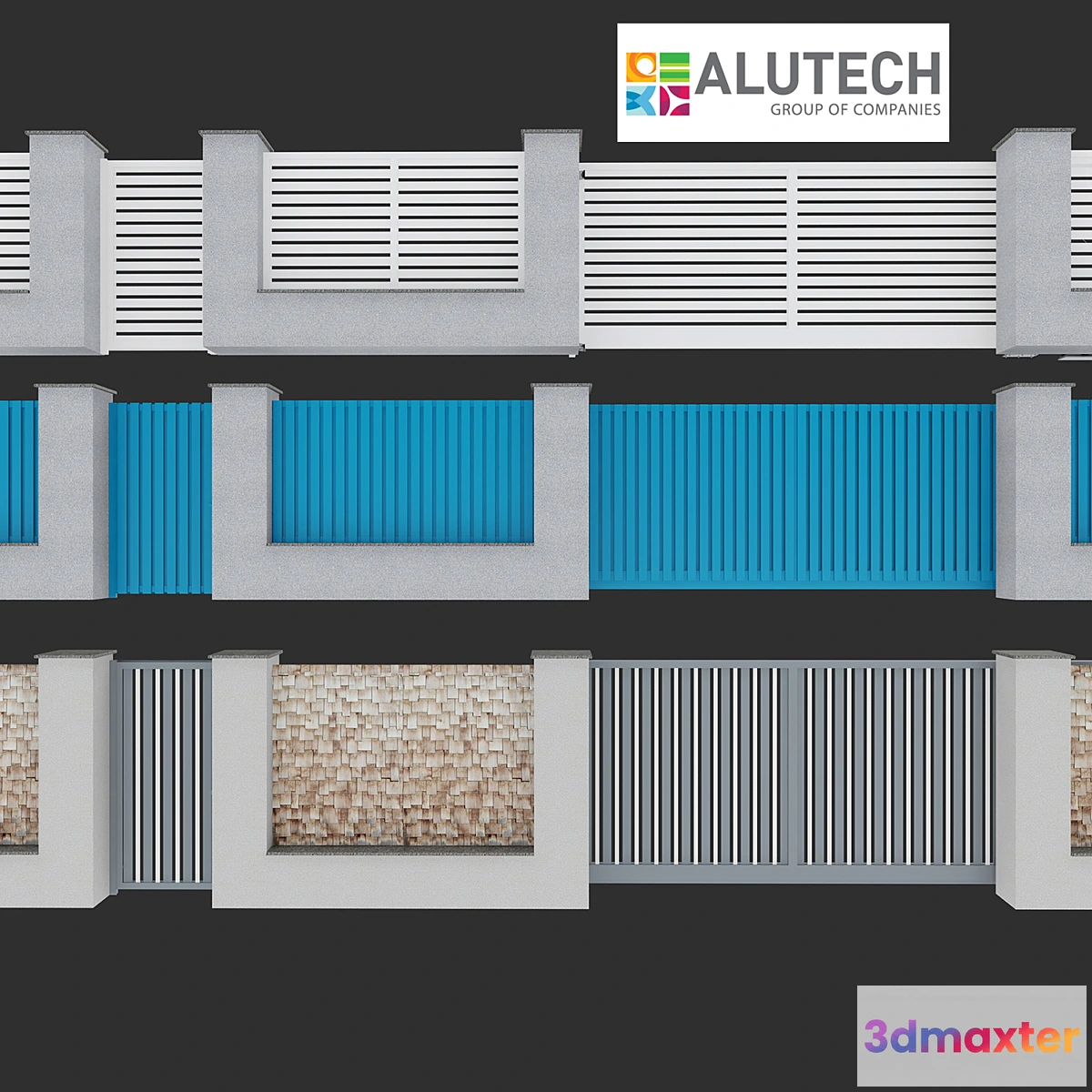 1412806 - Gate alutech 2 3D Max