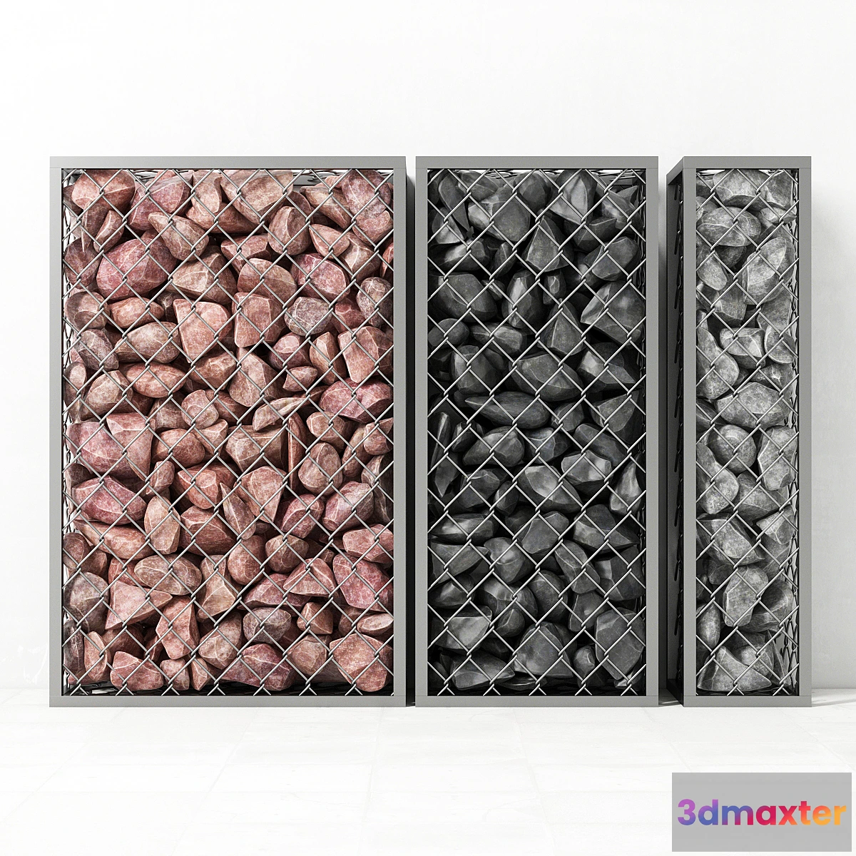 1415386 - Gabion medium rock stone 3D Max