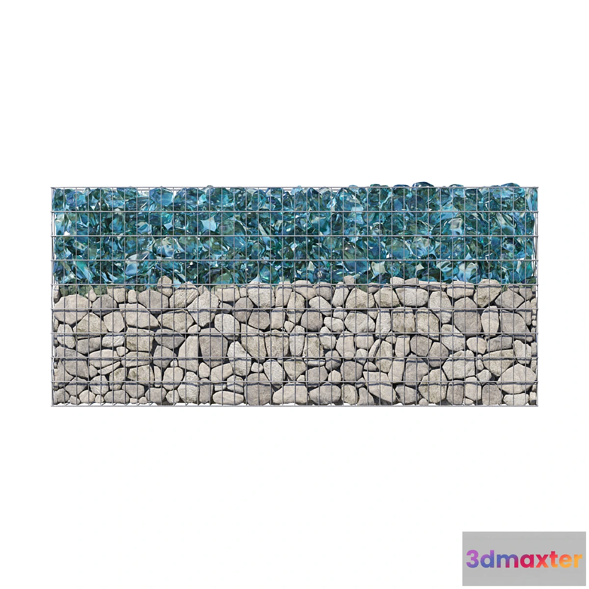 1417156 - Glass gabion_3 3D Max