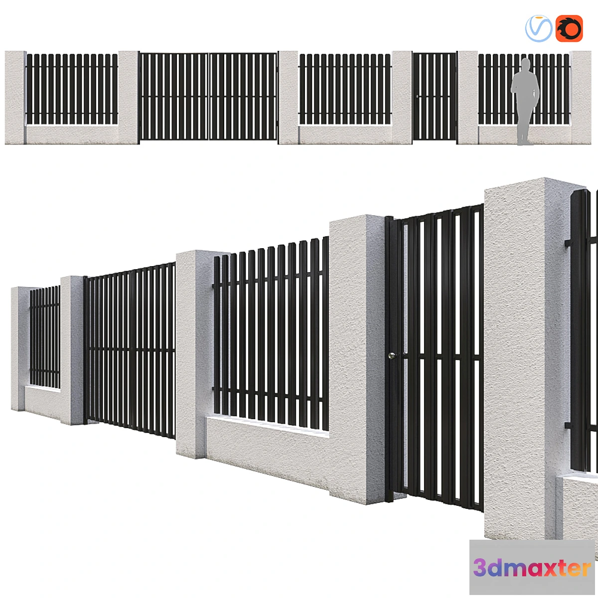 1456308 - Fence_02 3D Max