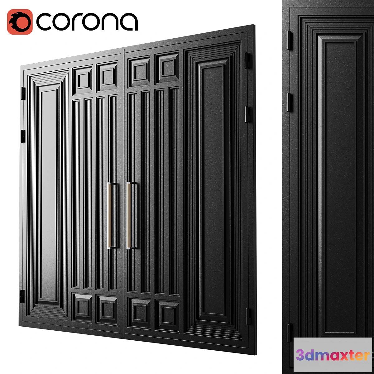 1467170 - Gate black loft 01 3D Max