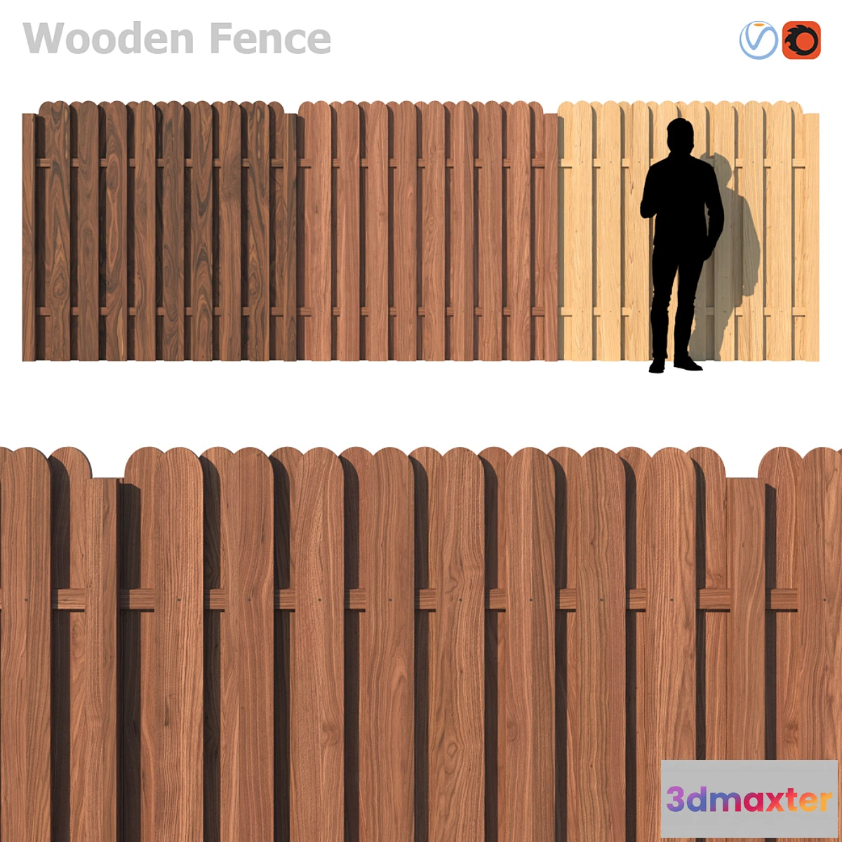 1467890 - Wooden Fence IV 3D Max