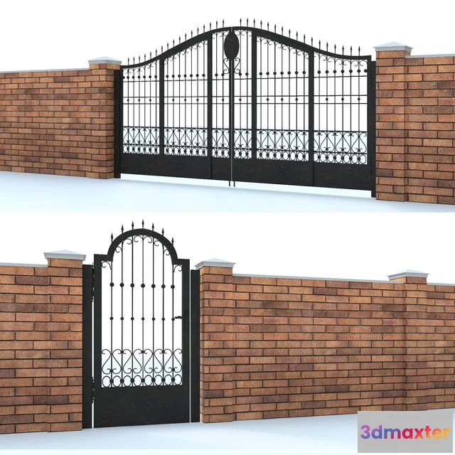 1550983 - Cottage fence 3D Max