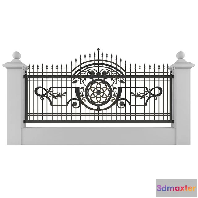 1551353 - Forged fence 22 3D Max