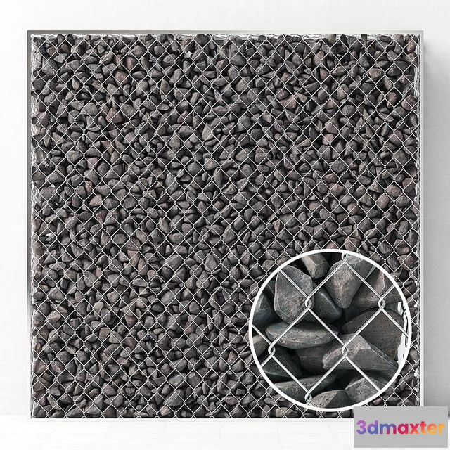 1559147 - Big gabion with stone 3D Max