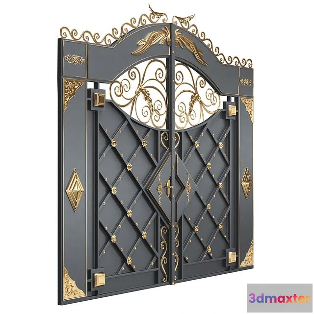 1559623 - Metal gate 3D Max