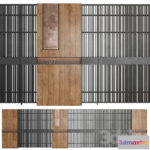 1567142 - Entrance group 3 3D Max