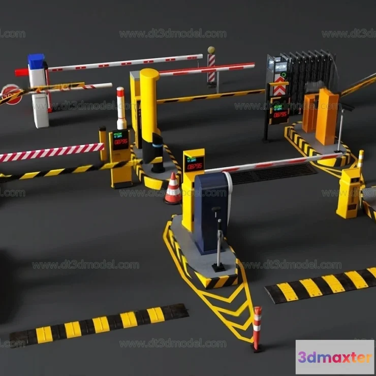 1686046 - Fence 3D Models for Free Download - Architecture Fence - 001 - VRAY Render 3D Max