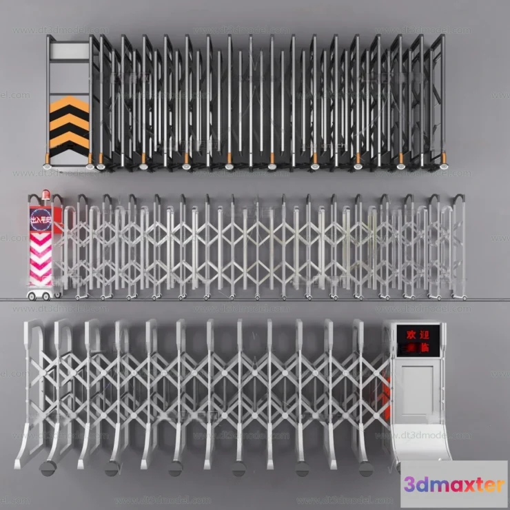 1686080 - Fence 3D Models for Free Download - Architecture Fence - 018 - VRAY Render 3D Max