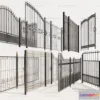 1686086 - Fence 3D Models for Free Download - Architecture Fence - 021 - VRAY Render 3D Max