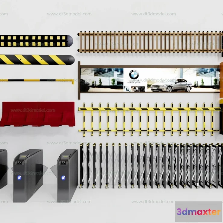 1686090 - Fence 3D Models for Free Download - Architecture Fence - 023 - VRAY Render 3D Max