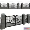 1686094 - Fence 3D Models for Free Download - Architecture Fence - 025 - VRAY Render 3D Max