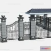 1686106 - Fence 3D Models for Free Download - Architecture Fence - 031 - VRAY Render 3D Max