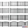 1686114 - Fence 3D Models for Free Download - Architecture Fence - 035 - VRAY Render 3D Max