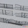 1686128 - Fence 3D Models for Free Download - Architecture Fence - 042 - VRAY Render 3D Max