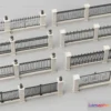 1686140 - Fence 3D Models for Free Download - Architecture Fence - 048 - VRAY Render 3D Max