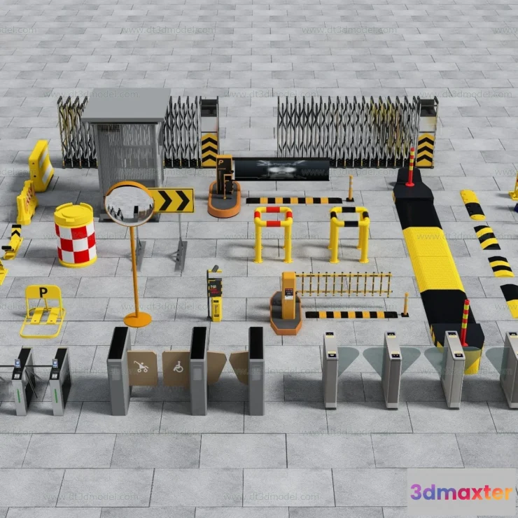 1686160 - Fence 3D Models for Free Download - Architecture Fence - 058 - VRAY Render 3D Max