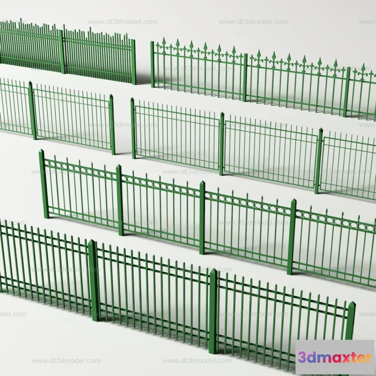 1686162 - Fence 3D Models for Free Download - Architecture Fence - 059 - VRAY Render 3D Max