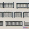 1686184 - Fence 3D Models for Free Download - Architecture Fence - 070 - VRAY Render 3D Max