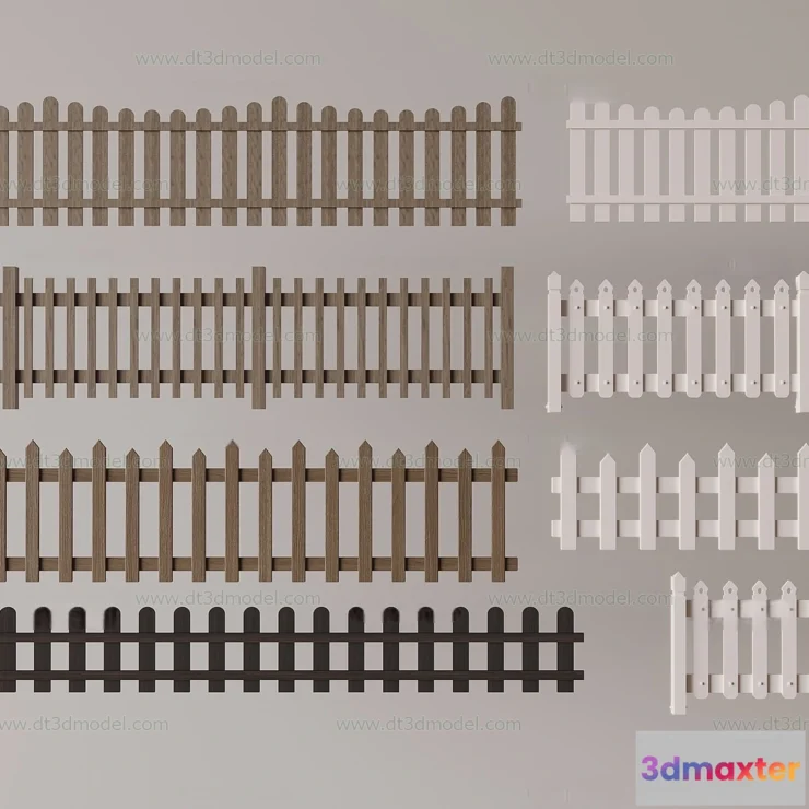 1686192 - Fence 3D Models for Free Download - Architecture Fence - 074 - VRAY Render 3D Max