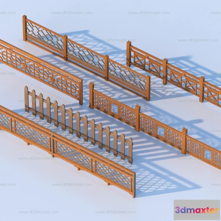 1686214 - Fence 3D Models for Free Download - Architecture Fence - 085 - VRAY Render 3D Max