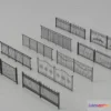 1686240 - Fence 3D Models for Free Download - Architecture Fence - 098 - VRAY Render 3D Max