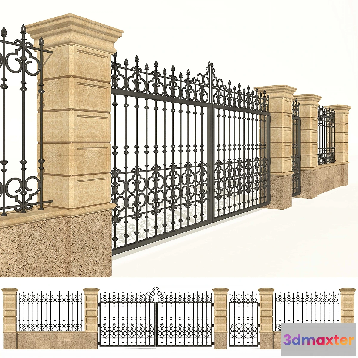 646781 - Stone Fence forging. Goal.