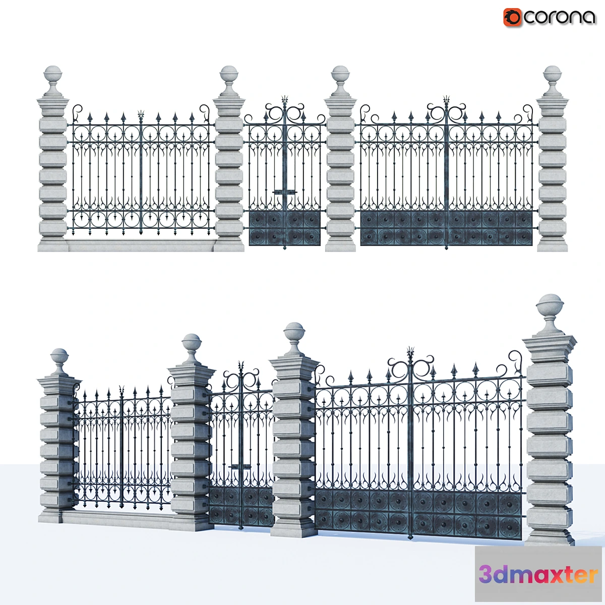 669951 - wrought fence