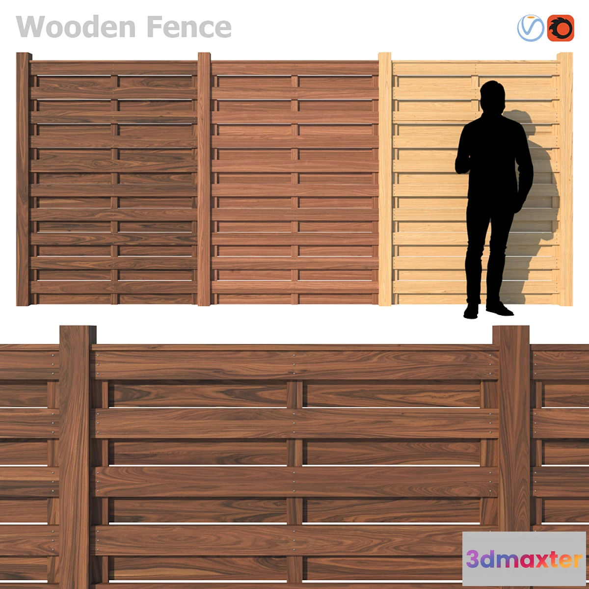 720676 - Wooden Fence III - No.2