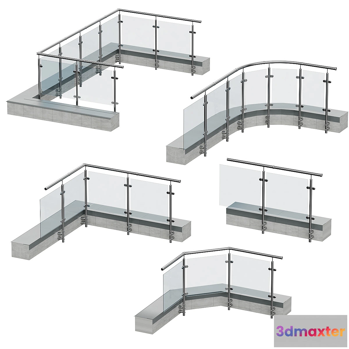 777315 - Railings for balconies terraces. 5 models