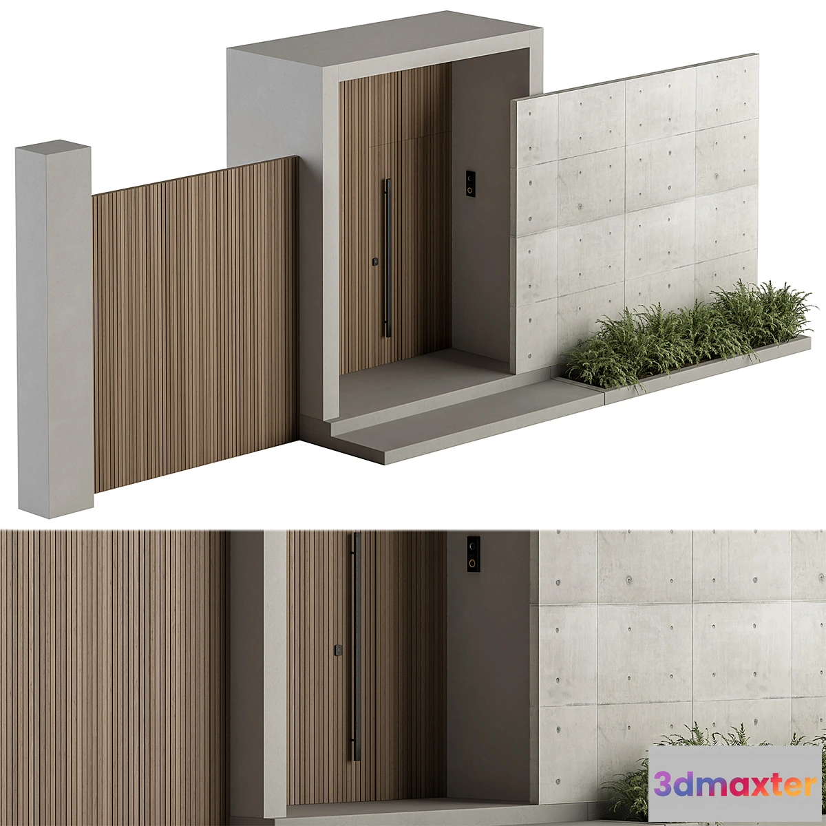 777337 - Outdoor Entrance and Fence 05 - Architecture Element