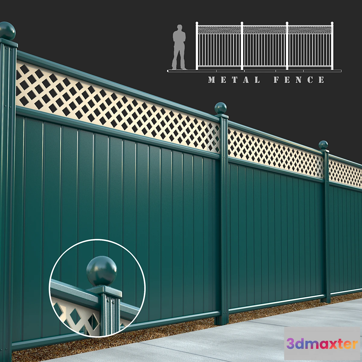 777421 - metal fence