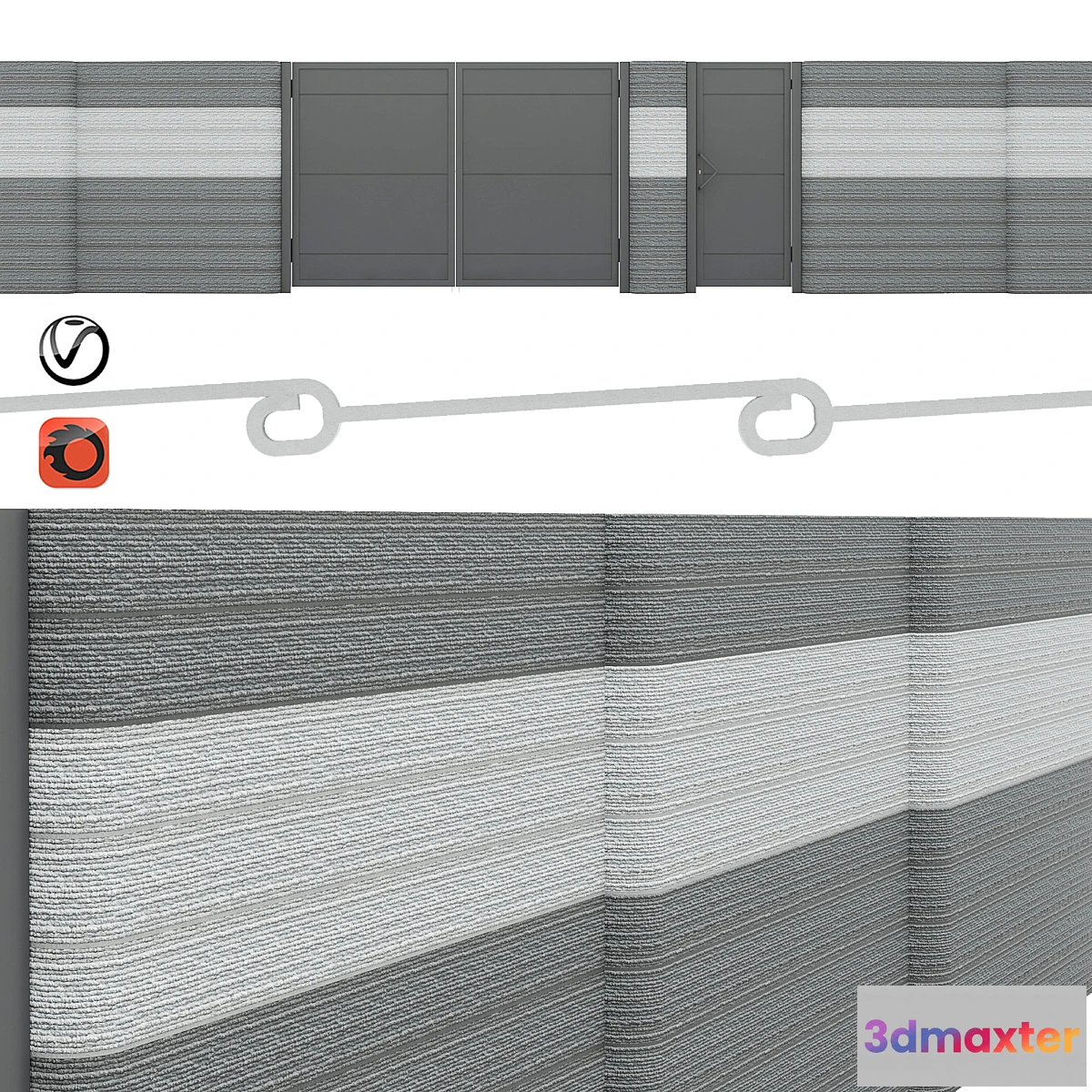 787884 - Craft fence - Columnar