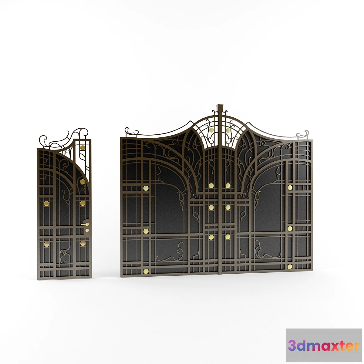 809706 - Wrought iron gate