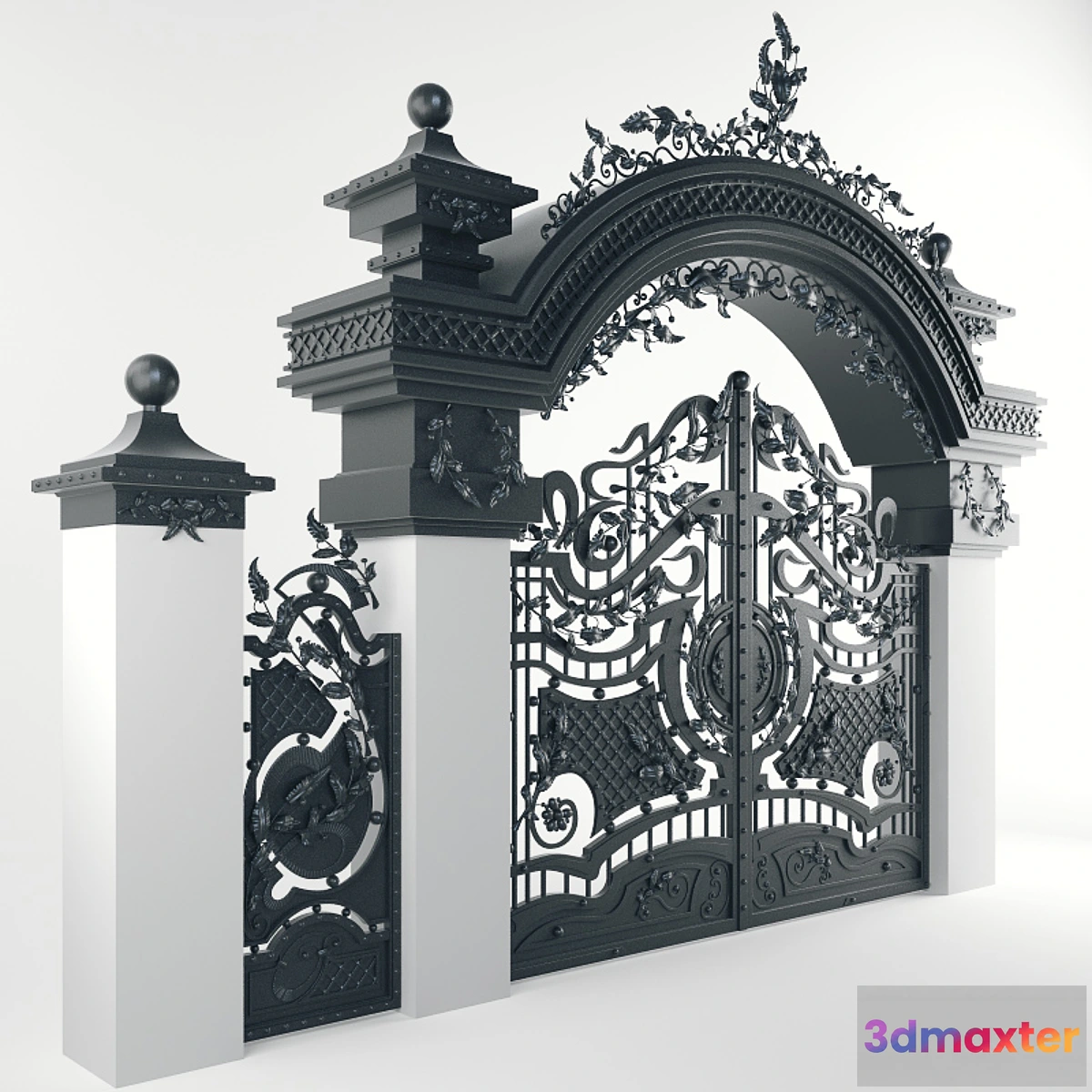 814634 - Gate Forged Arched - No.3