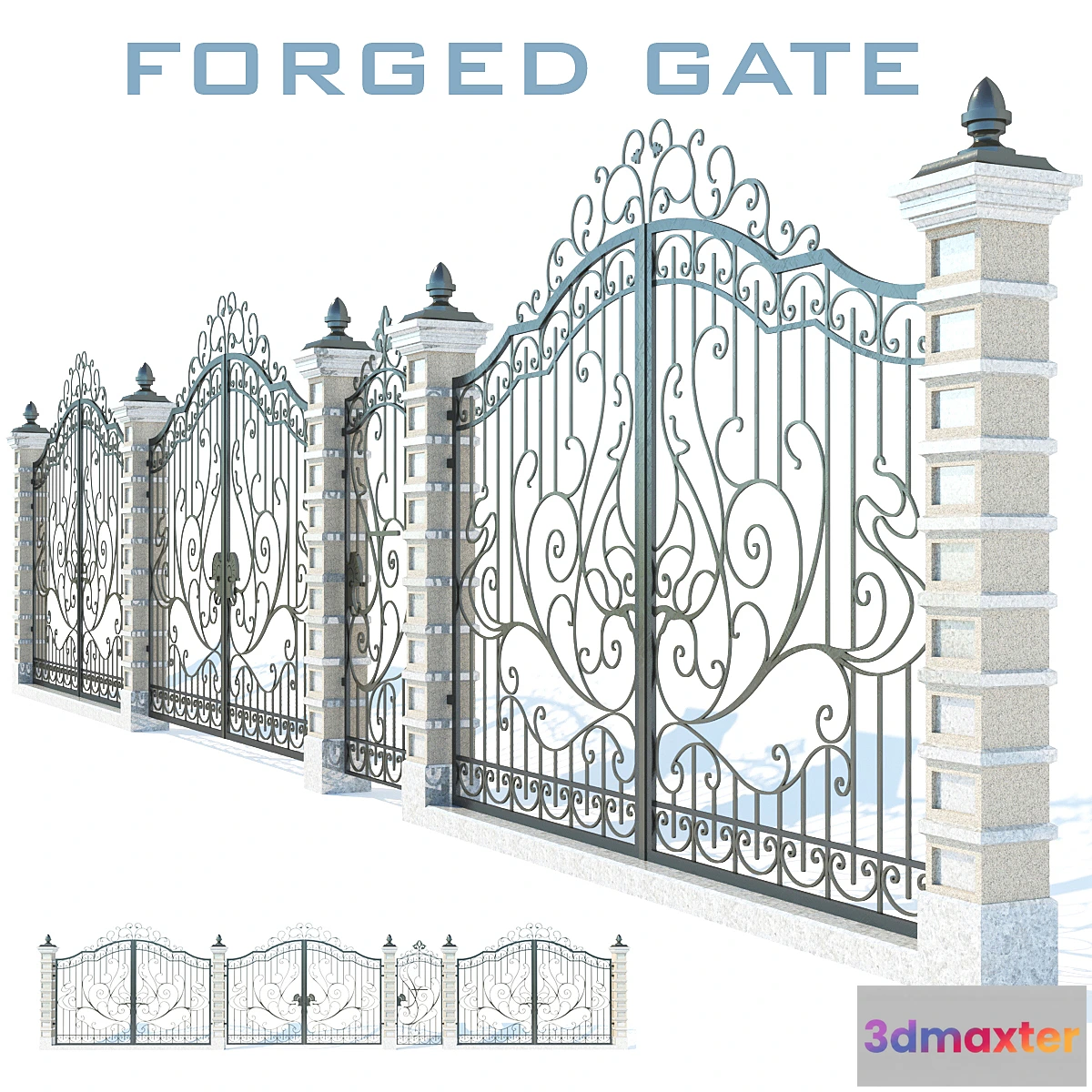 896784 - FORGED ENTRANCE GATE №1 - No.2