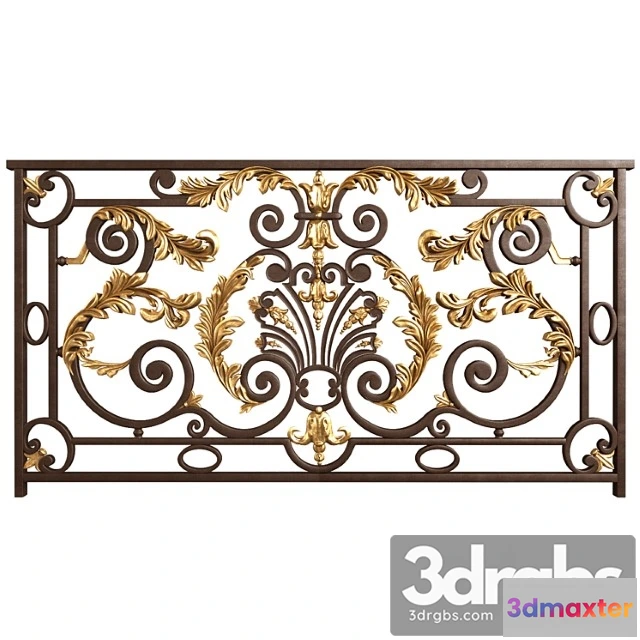 906742 - Classic Forging Wrought Iron Railing