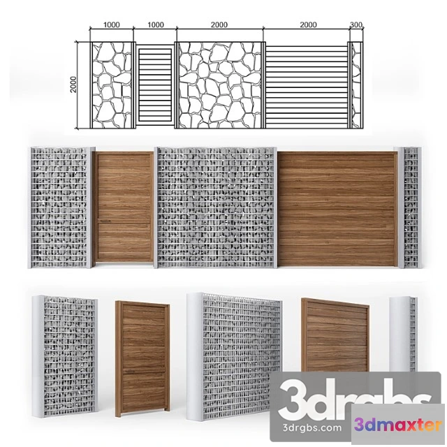 906858 - Gabion Fence 1