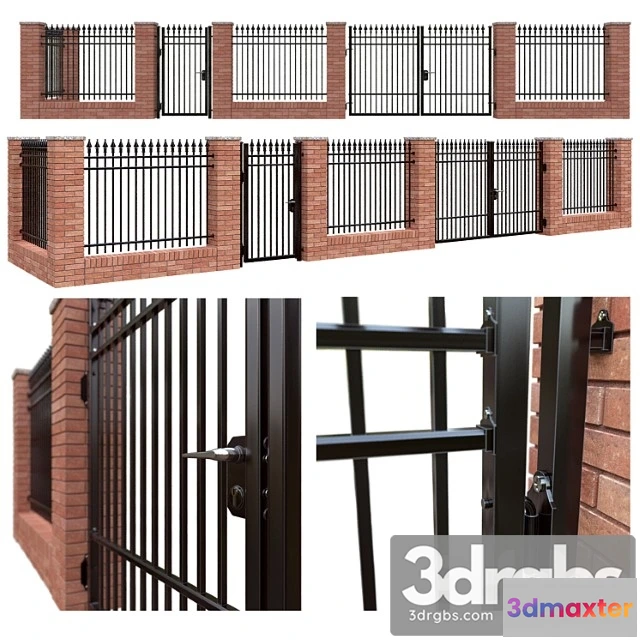 906886 - Iron fence set - classic
