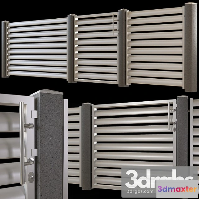 906916 - Modern Fence 01