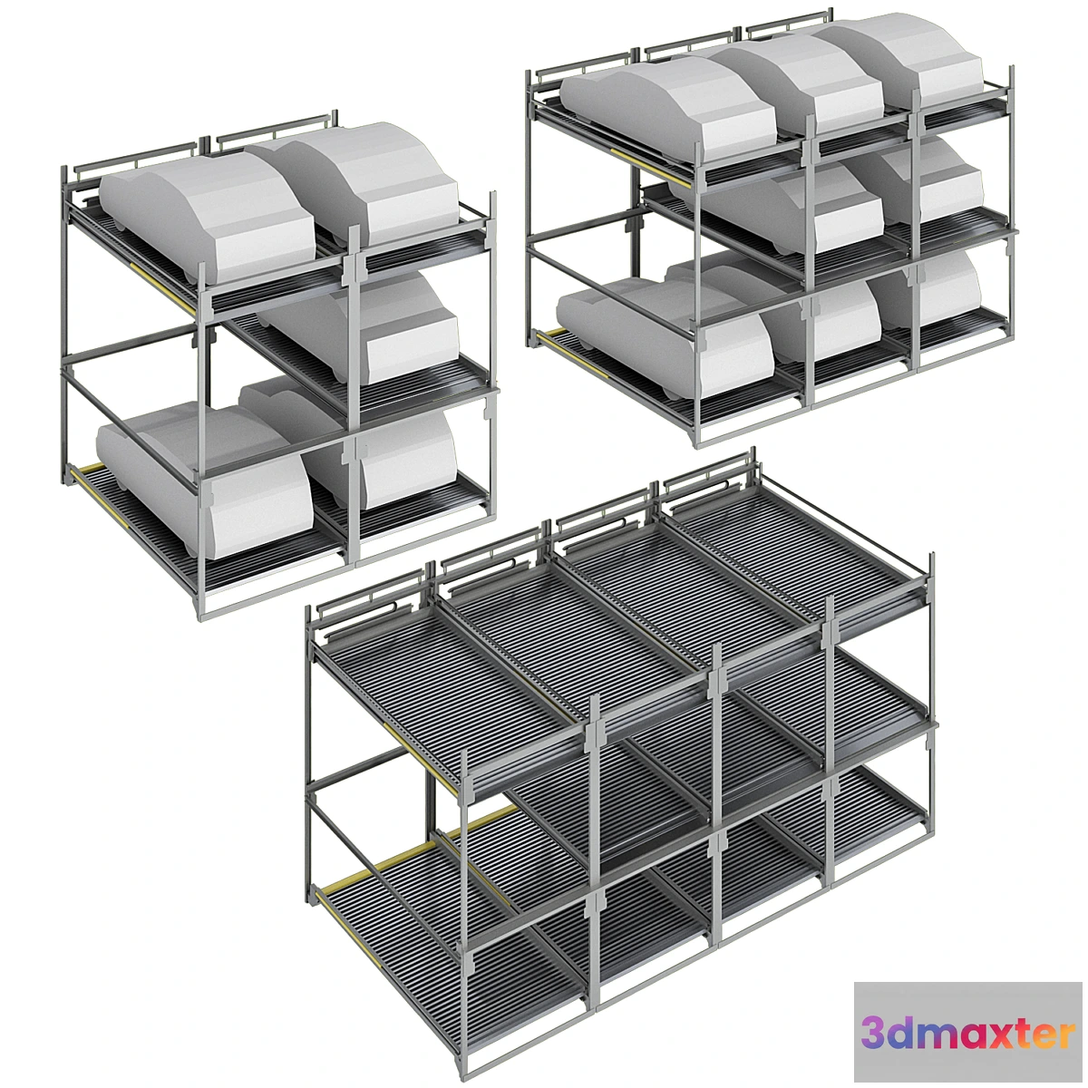 1392062 - Car Compact Level Parking System Lift Elevator 3D Max