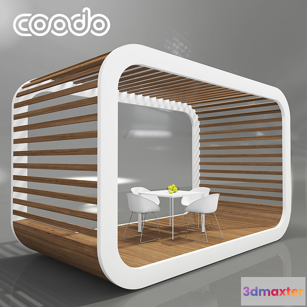 1392650 - Coodo Pergola White Edition 3D Max