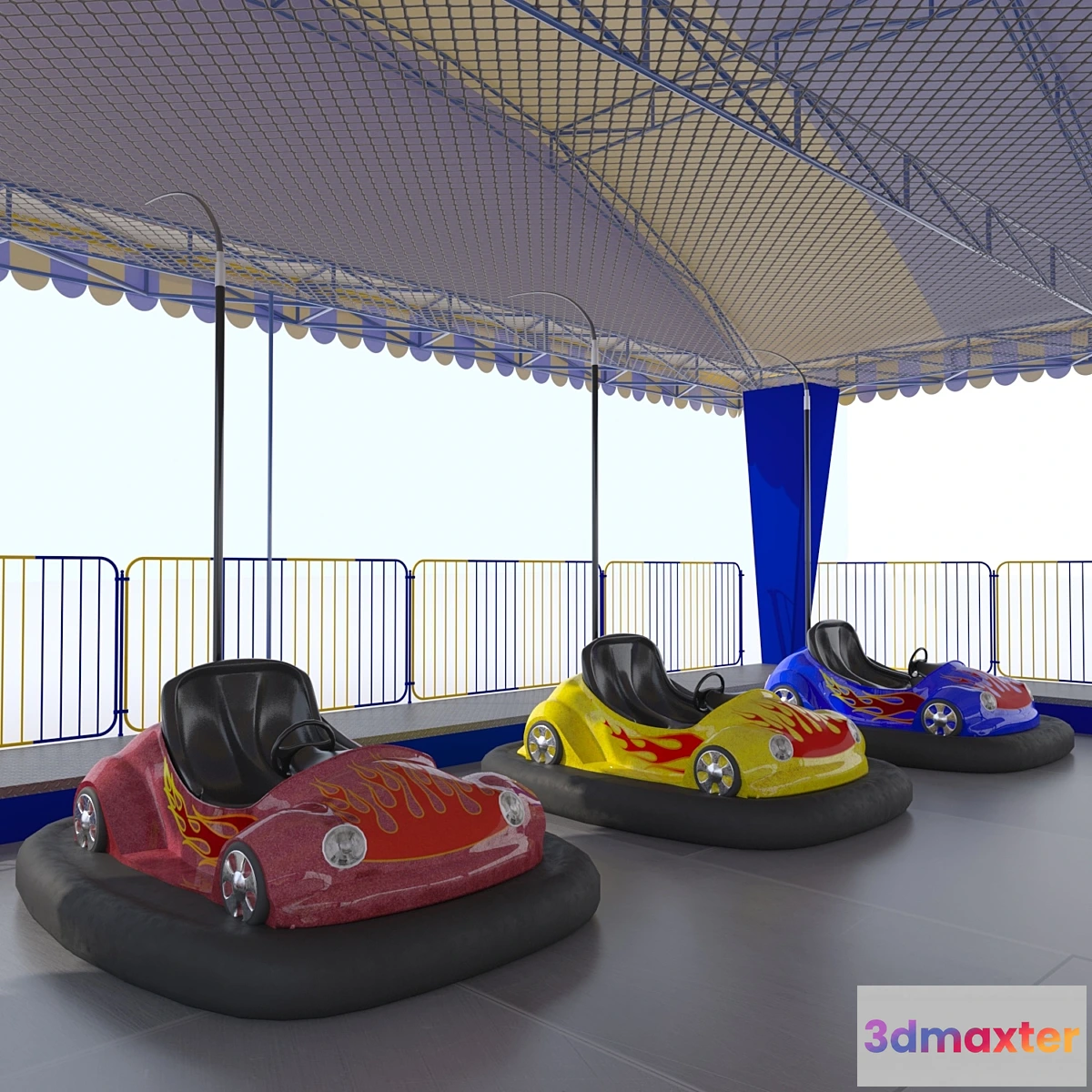 1392808 - Autodrome “Bumper cars” 3D Max