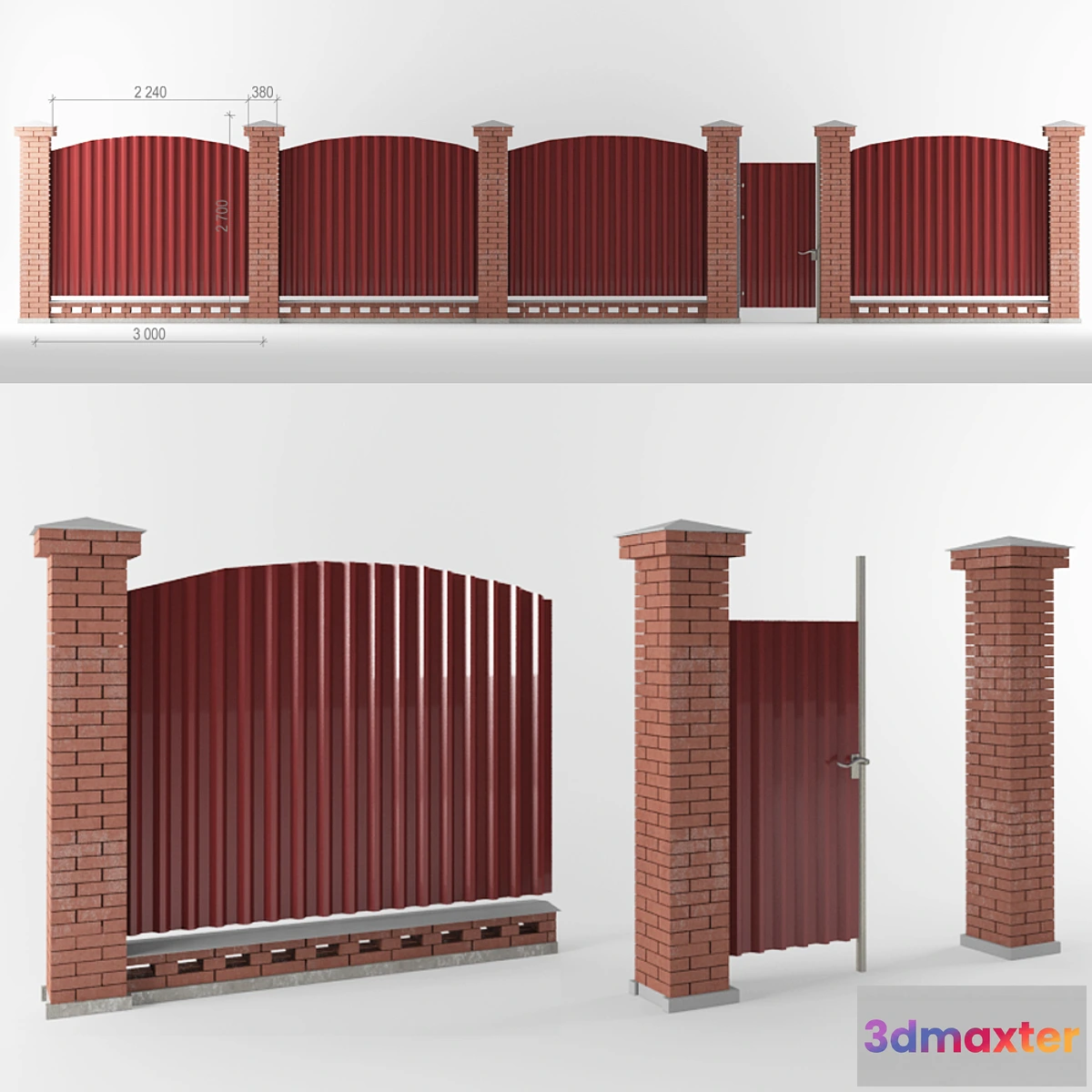 1392896 - Fence 3D Max