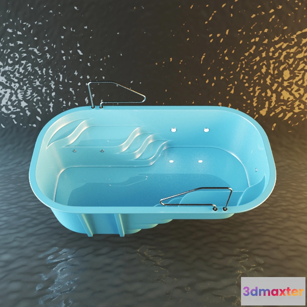 1393156 - Composite Pool 5500×3000 3D Max