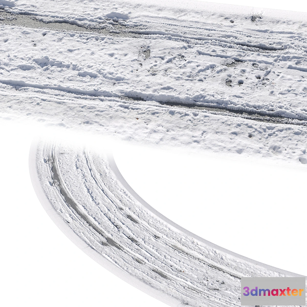 1393302 - snow road 3D Max