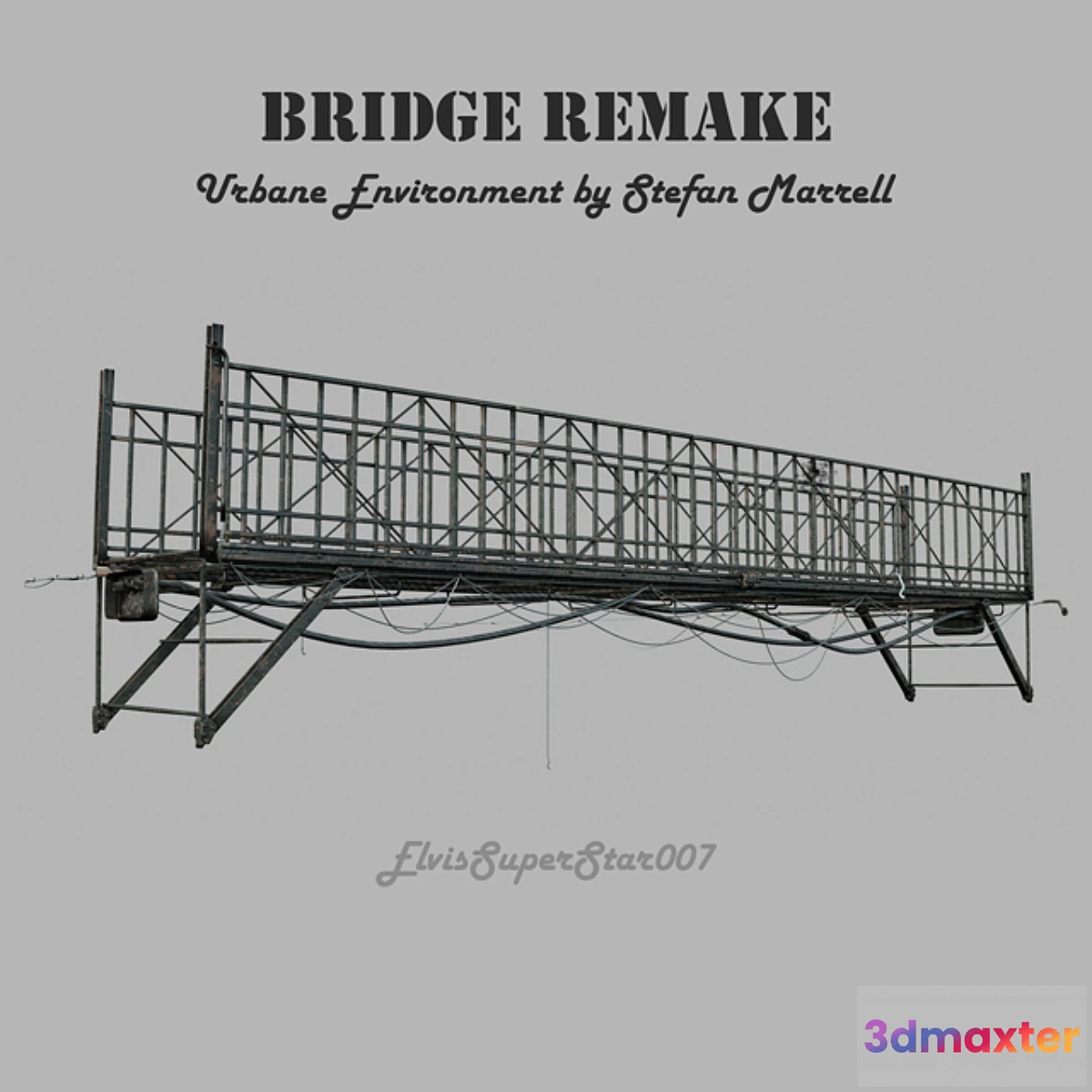 1393642 - Bridge remake by Stefan Morrell _ Old Bridge 3D Max