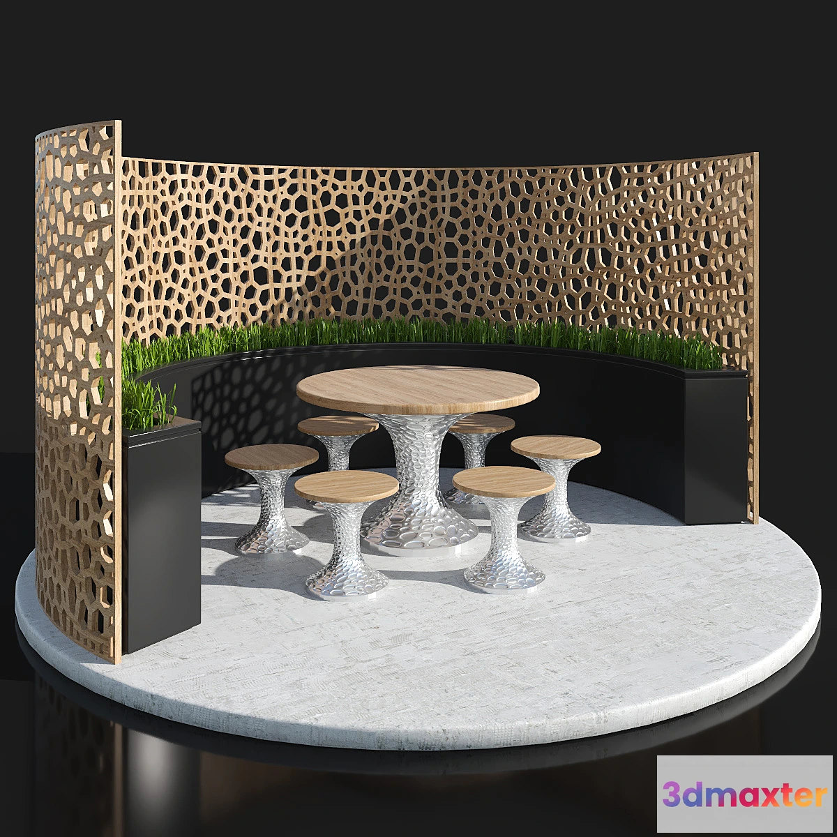 1393938 - Picnic place in the park 3D Max