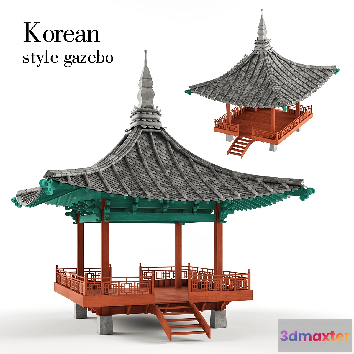 1394264 - Korean style gazebo 3D Max