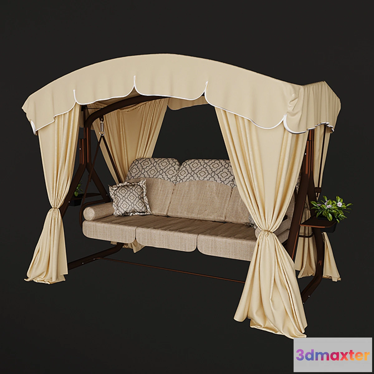 1394376 - Garden swing 3D Max